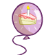 Pink Birthday Balloon - r180