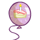 Pink Birthday Balloon