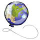 Celebrate all of Neopia when you play with this commemorative balloon of the whole world.
