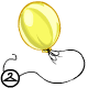 This happy little balloon just likes to bounce around on its string.