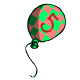 Checkered Neopets Birthday Balloon