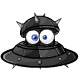 Black Roburg 3T3 Spaceship