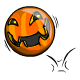 Pumpkin Bouncy Ball - r101