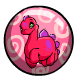 Pink Chomby Bouncy Ball