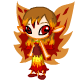Fire Faerie Doll