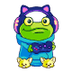 This Quiguki is ready to play games all day and all night!