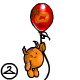 Shiny Orange Hasee Balloon Toy