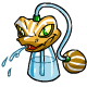 Have a great time soaking your friends with this Hissi squirt bottle.