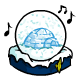 Musical Igloo Snowglobe
