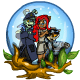 Journey to the Lost Isle Snowglobe