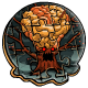 Completed Brain Tree Puzzle