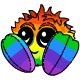 Rainbow JubJub Plushie - r98