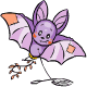 Purple Korbat Kite