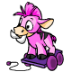Pink Moehog Pull Along Toy