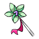Green Neopets Party Pinwheel - r101