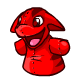 Red Poogle Hand Puppet