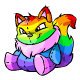 Rainbow Wocky Plushie
