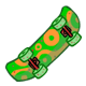 Loopy Green Skateboard