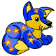 Ths cute little starry Lupe plushie will
keep your Neopet amused for hours.
