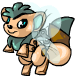 Hovering around is easy for this cute little faerie Xweetok.