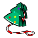 This christmas tree yoyo sparkles as you play with it.