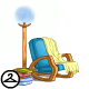 Sit back and relax in your comfy new chair lit by the moon.