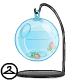 This fish bowl seems rather small, but the Pookas swimming around inside it dont seem to care!