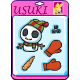 This Usuki set comes with a carrot, mittens and buttons to dress up your Usukis Abominable Snowball.