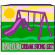 What more could your Usuki want than this fabulous swing set for the summer months?