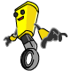 Yellow Wheelie