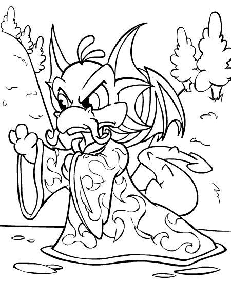Neopets Coloring Pages 7
