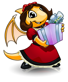 Shoyru with a Gift Box