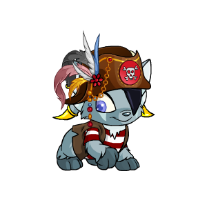 Pirate Hat with Trinkets