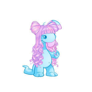 Pastel Buns with Curly Locks Wig