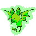 Angry glowing korbat (old pre-customisation)