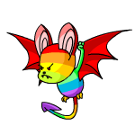Angry rainbow korbat (old pre-customisation)