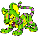 Angry disco kougra (old pre-customisation)