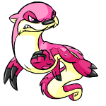 Angry pink lutari (old pre-customisation)