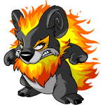 Angry fire yurble (old pre-customisation)