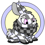 Classic Background checkered cybunny (old pre-customisation)