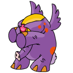 Defended purple elephante (old pre-customisation)