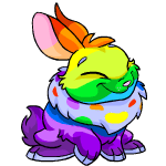 Happy rainbow cybunny (old pre-customisation)