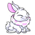 Happy white cybunny (old pre-customisation)