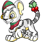 Happy christmas kougra (old pre-customisation)