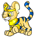 Happy desert kougra (old pre-customisation)