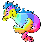 Ranged Attack rainbow peophin (old pre-customisation)
