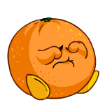 Sad orange chia (old pre-customisation)