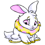 Sad yellow cybunny (old pre-customisation)