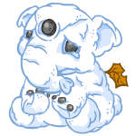 Sad snow elephante (old pre-customisation)