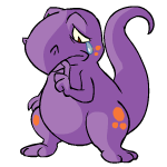 Sad purple grarrl (old pre-customisation)